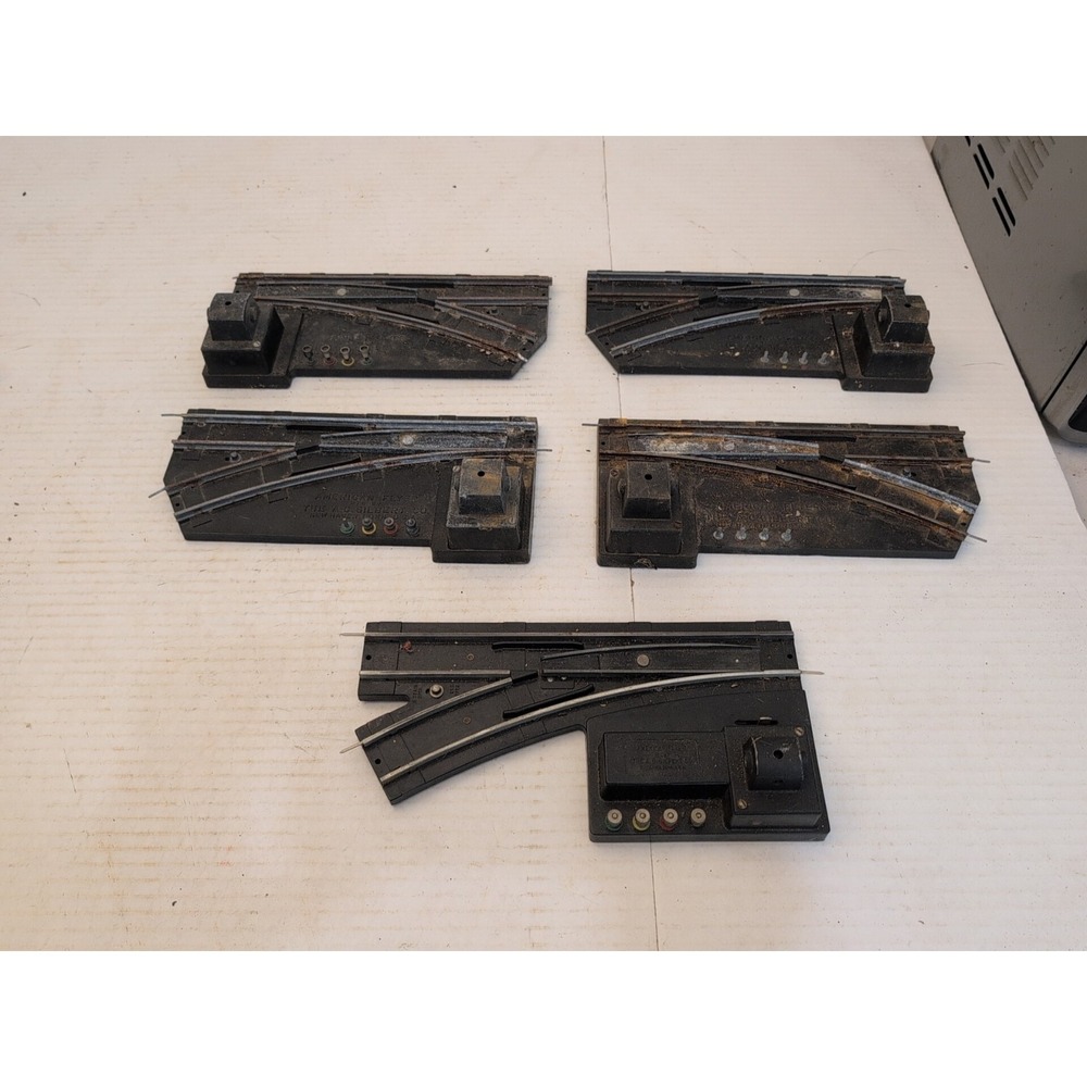 Lot Of 5 Vintage American Flyer Train Switches S Gauge